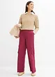 Pantaloni cargo in cotone elasticizzato, bonprix
