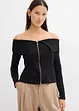 Maglia a costine con spalle scoperte, bonprix