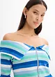 Maglia a costine con spalle scoperte, bonprix