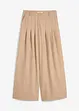 Pantaloni con pinces a vita alta in misto viscosa, bonprix