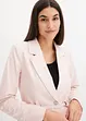 Blazer elasticizzato in twill con cintura da annodare, bonprix