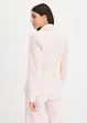 Blazer elasticizzato in twill con cintura da annodare, bonprix