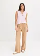 Top di jersey con twist, bonprix