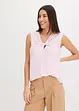 Top di jersey con twist, bonprix