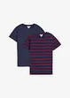 T-shirt in puro cotone biologico (pacco da 2), bonprix