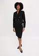 Blazer corto con bottoni gioiello, bonprix