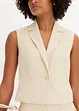 Gilet blazer con bottone decorativo, bonprix