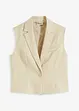 Gilet blazer con bottone decorativo, bonprix