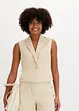 Gilet blazer con bottone decorativo, bonprix