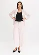 Blazer elasticizzato in twill con cintura da annodare, bonprix