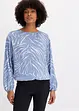 Tunica in satin fantasia, bonprix