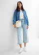 Giacca di jeans con cerniera in stile blouson, bonprix