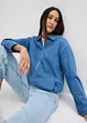 Giacca di jeans con cerniera in stile blouson, bonprix
