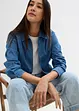 Giacca di jeans con cerniera in stile blouson, bonprix