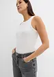 Jeans straight, vita media, bonprix