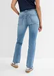 Jeans straight, vita media, bonprix