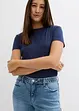 Jeans straight, vita media, bonprix