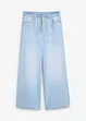 Jeans wide leg con cinta comoda, vita media, bonprix