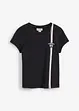 T-shirt cropped con stampa, bonprix