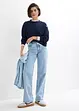 Jeans straight con cinta comoda, vita alta, bonprix