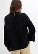Blusa oversize con laccetto in misto viscosa, bonprix