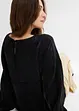 Blusa oversize con laccetto in misto viscosa, bonprix