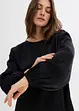 Blusa oversize con laccetto in misto viscosa, bonprix