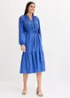 Abito midi con inserti in crochet, bonprix