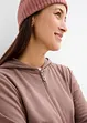 Felpa con zip a maniche lunghe, bonprix