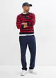 Pantaloni chino in puro cotone straight, relaxed fit, bonprix