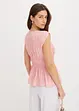 Blusa smanicata in morbido misto viscosa, bonprix