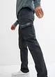 Pantaloni cargo elasticizzati effetto lavato, straight, bonprix