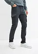 Pantaloni cargo elasticizzati effetto lavato, straight, bonprix