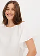 Blusa in misto viscosa morbido, bonprix