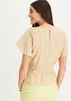 Blusa in misto viscosa morbido, bonprix