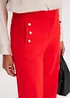 Pantaloni in twill con bottoni decorativi, bonprix