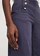 Pantaloni in twill con bottoni decorativi, bonprix
