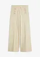Pantaloni in twill con bottoni decorativi, bonprix
