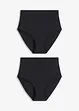 Slip contenitivo senza cuciture con effetto modellante leggero (pacco da 2), bonprix