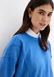 Felpa oversize in misto viscosa e cotone morbido, bonprix