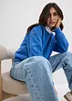 Felpa oversize in misto viscosa e cotone morbido, bonprix
