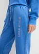 Pantaloni in felpa  con stampa in materiale pesante, bonprix
