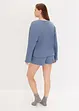 Tuta da casa in jersey alveolare con pantaloncini, bonprix