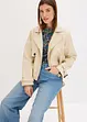 Trench corto in similpelle, bonprix