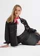 Gonna di jeans con effetto a portafoglio, bonprix