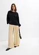 Blusa oversize con laccetto in misto viscosa, bonprix
