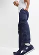 Pantaloni con elastico in vita in puro cotone regular fit, straight, bonprix