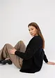 Cardigan aperto con lavorazione a treccia, bonprix