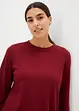 Maglia a maniche lunghe Essential, in cotone pesante, bonprix