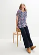 Maglia di jersey in misto lino e viscosa, bonprix